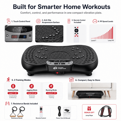 4D Vibration Plate Fat Elimination Device